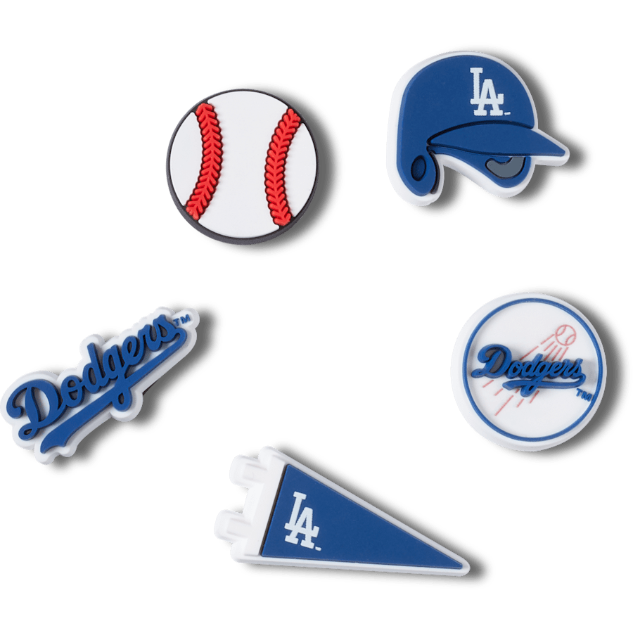 MLB Los Angeles Dodgers 5pck Jibbitz™ charms | Crocs Women / Men / Kids