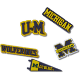 University of Michigan 5 Pack Jibbitz™ charms | Crocs Women / Men