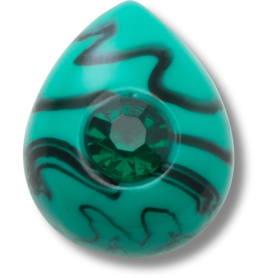 Emerald May Birthstone Collection Jibbitz™ charms | Crocs Women / Men