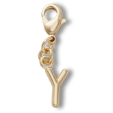 Gold Letter Y Charm Jibbitz™ charms | Crocs Women / Men / Kids
