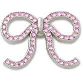 Pink Glittery Bow Jibbitz™ charms | Crocs Women / Men