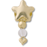 Gold Star with Heart Dangle Jibbitz™ charms | Crocs Women / Men