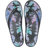 Miami Round Toe Dark Floral Flip | Crocs Women