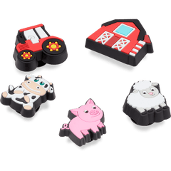 Cutesey Farm Animal 5 Pack Jibbitz Shoe Charm | Crocs Women / Men / Kids