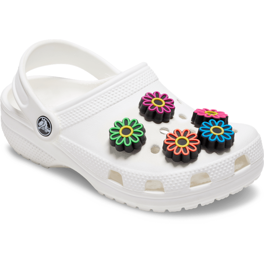 Lights Up Daisy 5 Pack Jibbitz Shoe Charm | Crocs Women / Men