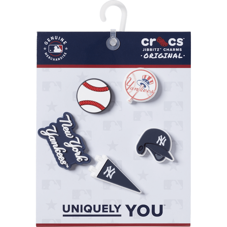 MLB New York Yankees 5 Pack Jibbitz™ charms | Crocs Women / Men / Kids