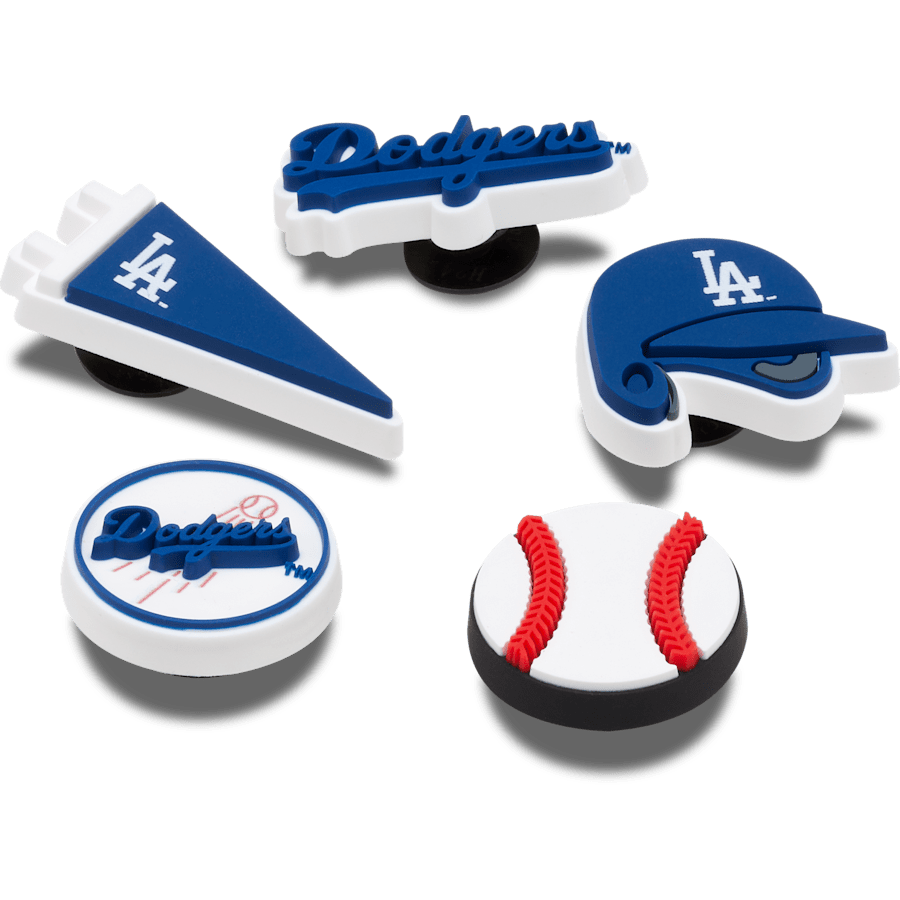 MLB Los Angeles Dodgers 5pck Jibbitz™ charms | Crocs Women / Men / Kids