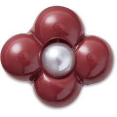 Expressive Floral Maroon Jibbitz™ charms | Crocs Women / Men