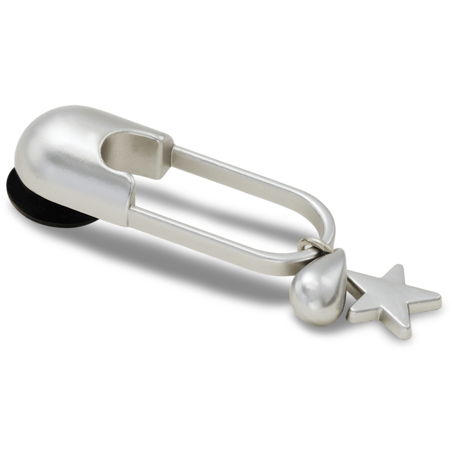 Silver Meta Safety Pin Jibbitz™ charms | Crocs Women / Men