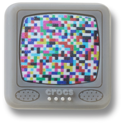 Lights Up Pixelated TV Jibbitz™ charms | Crocs Women / Men