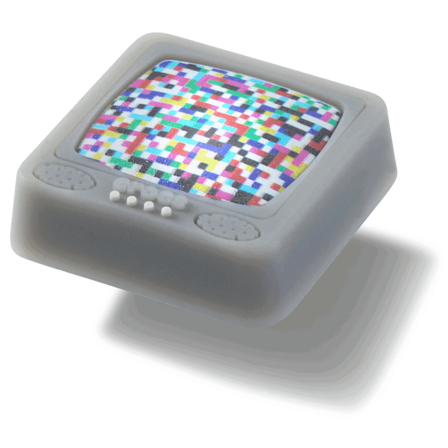 Lights Up Pixelated TV Jibbitz™ charms | Crocs Women / Men