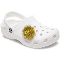 Gold Tinsel Pom Jibbitz™ charms | Crocs Women / Men