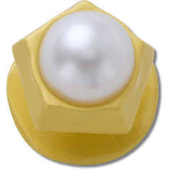 Gold Pentagon Pearl Jibbitz™ charms | Crocs Women / Men