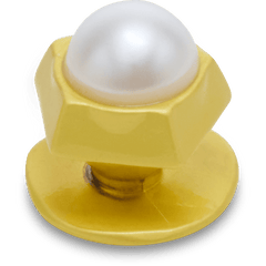 Gold Pentagon Pearl Jibbitz™ charms | Crocs Women / Men