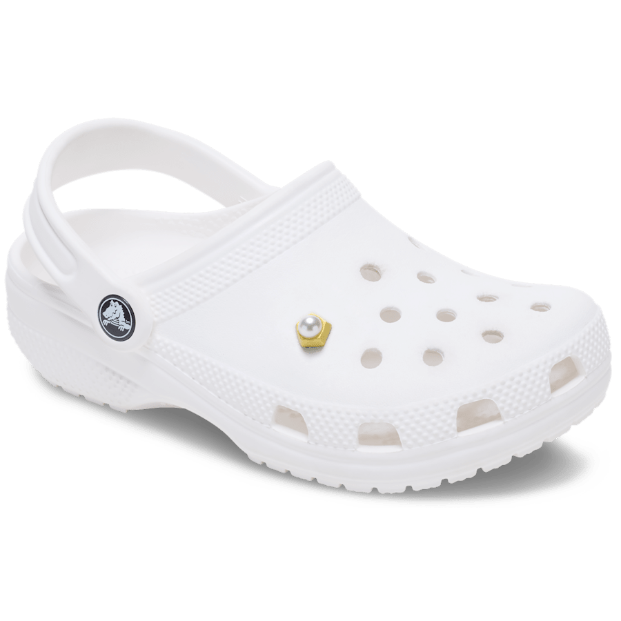 Gold Pentagon Pearl Jibbitz™ charms | Crocs Women / Men