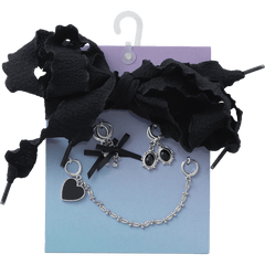 Laces and Dainty Bow Charm Kit Jibbitz Shoe Charm | Crocs Women / Kids