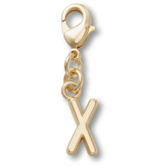 Gold Letter X Charm Jibbitz™ charms | Crocs Women / Men / Kids