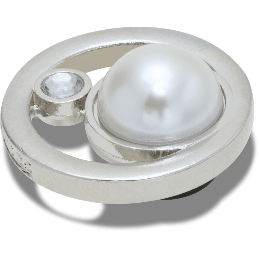 Silver Ring With Pearl Jibbitz™ charms | Crocs Women / Men
