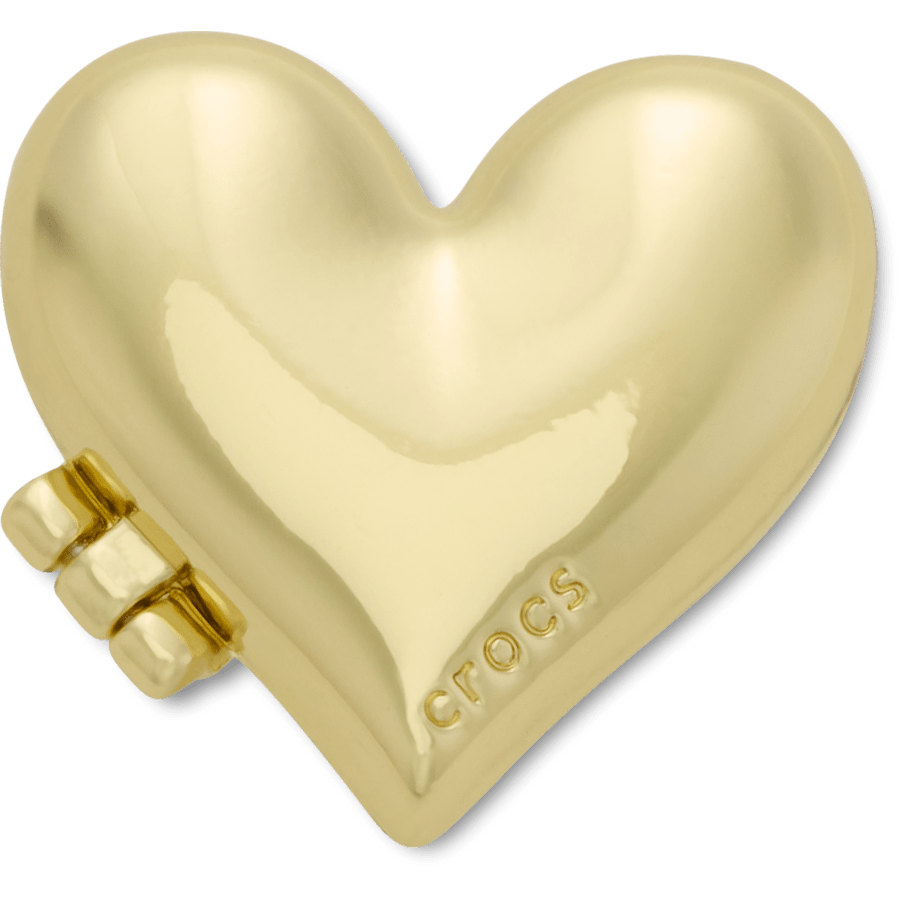Gold Bubble Locket Heart Jibbitz™ charms | Crocs Women / Men