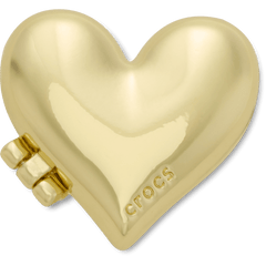 Gold Bubble Locket Heart Jibbitz™ charms | Crocs Women / Men