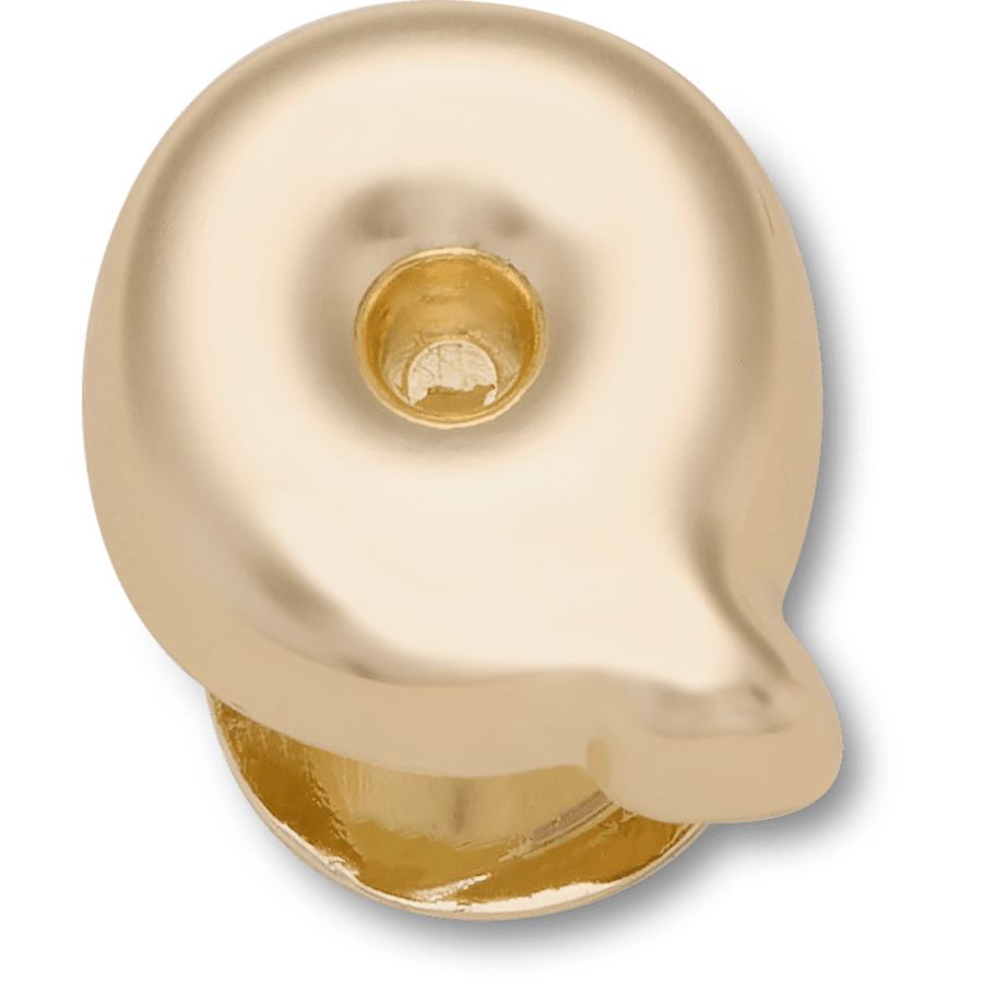 Gold Bubble Letter Q Jibbitz™ charms | Crocs Women / Men