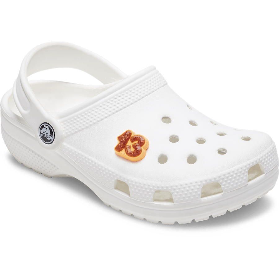 Orange Sparkly Number 13 Jibbitz™ charms | Crocs Women / Men