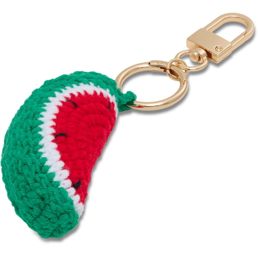 Crochet Watermelon Bag Charm | Crocs Women / Kids