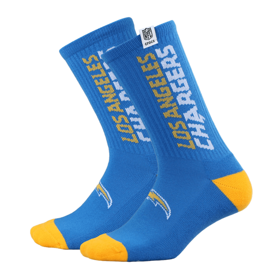 NFL Los Angeles Chargers Crocs Socks | Crocs Men