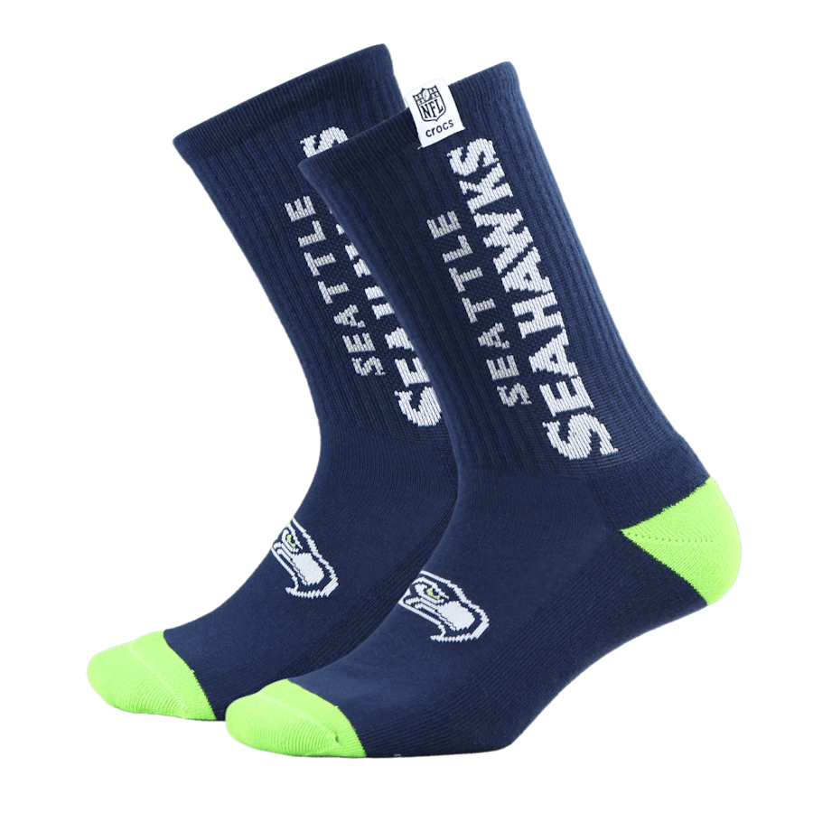 NFL Seattle Seahawks Crocs Socks | Crocs Men
