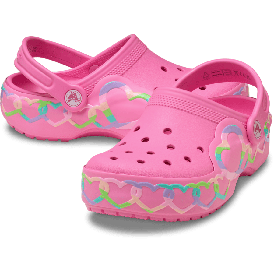 Kids' Classic Heart Lights Clog | Crocs Kids