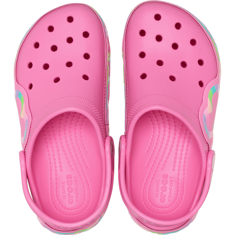 Kids' Classic Heart Lights Clog | Crocs Kids