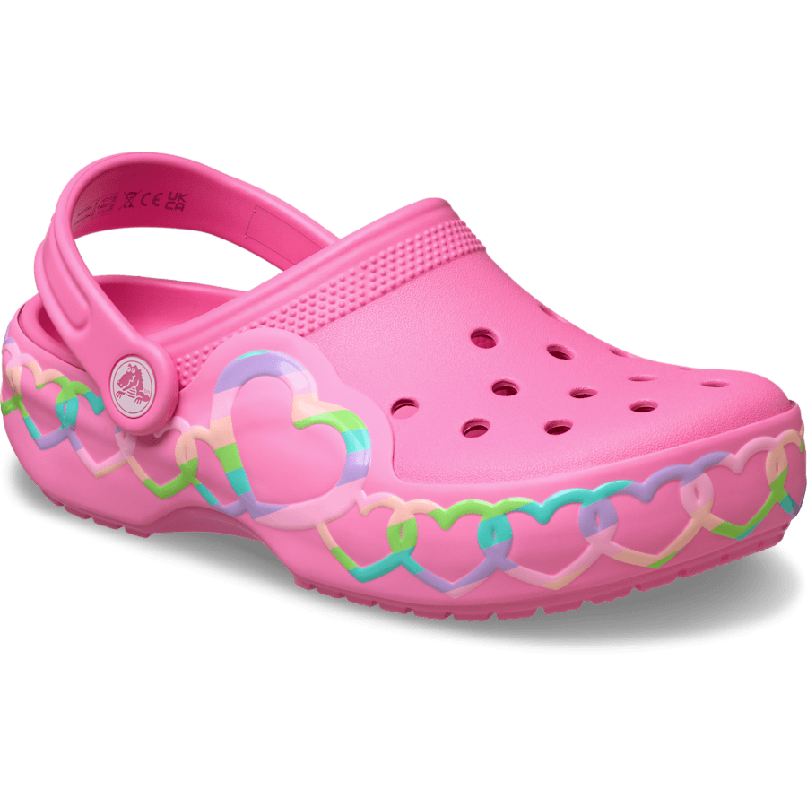 Kids' Classic Heart Lights Clog | Crocs Kids